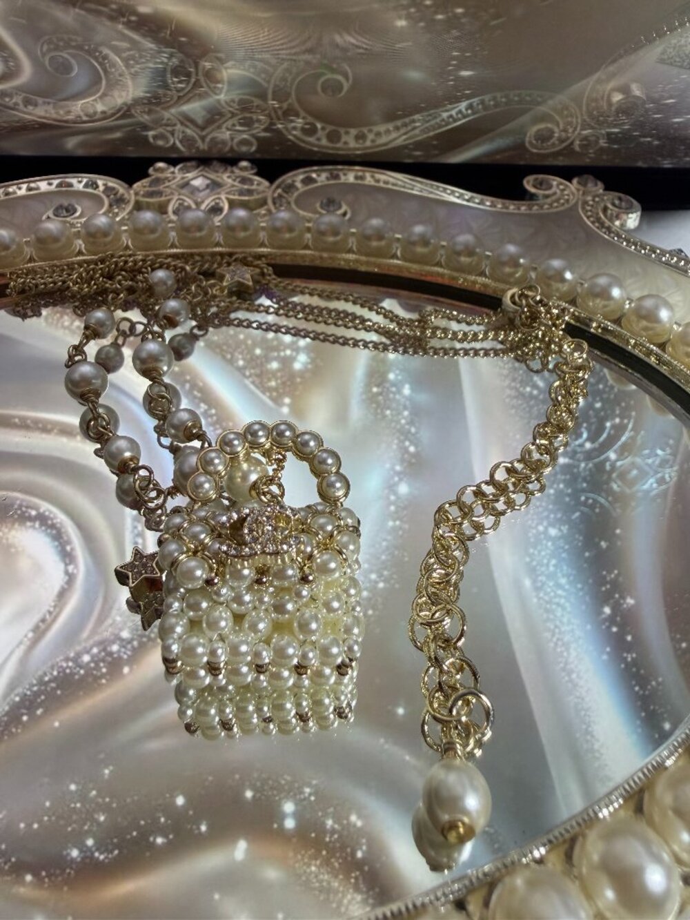 Vintage Chanel Pearls kind Necklace